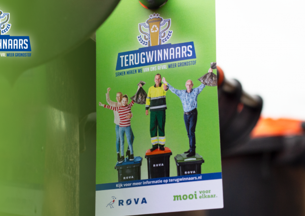 Voorbeeld van een hangkaart.