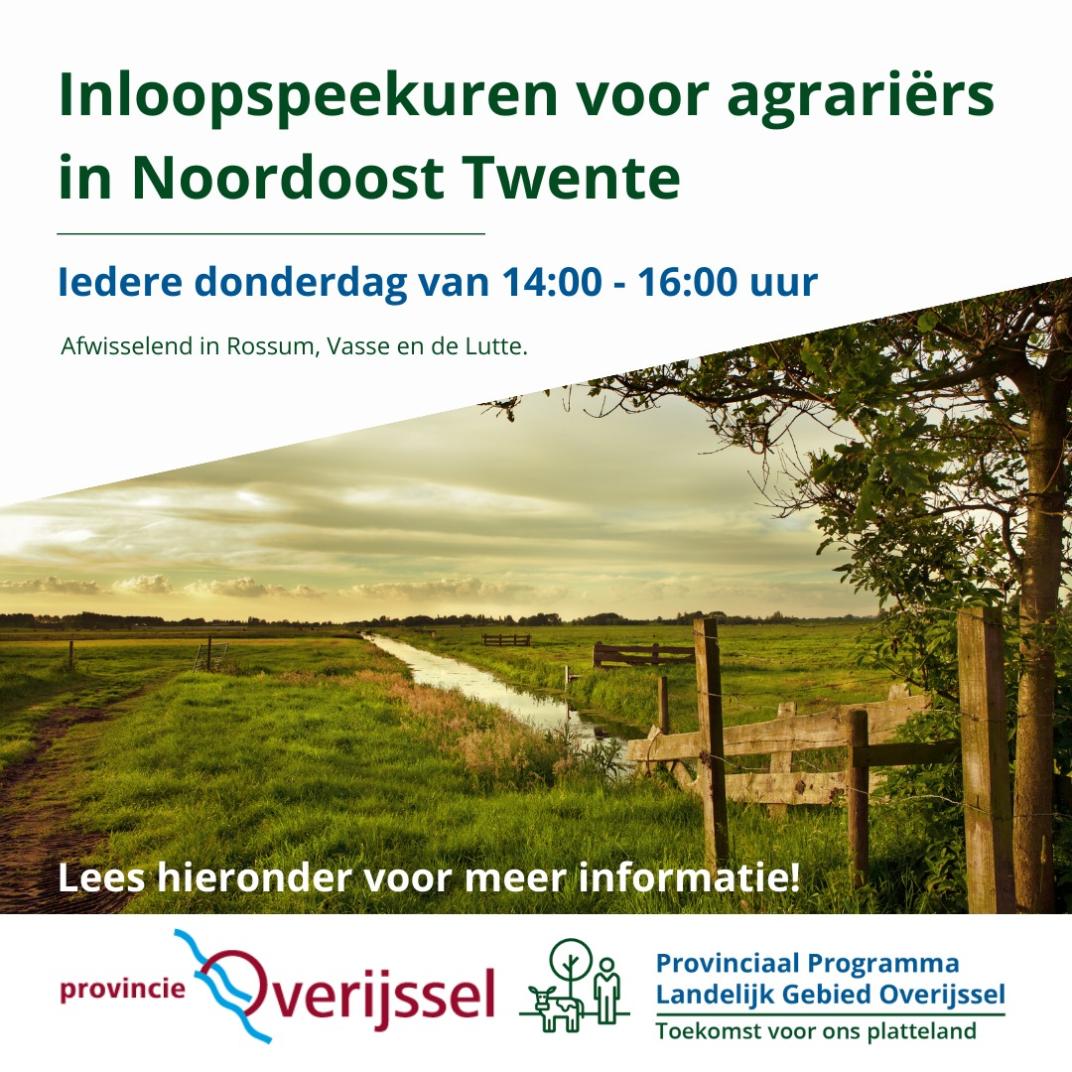 Inloopspreekuren voor agrariërs PPLG