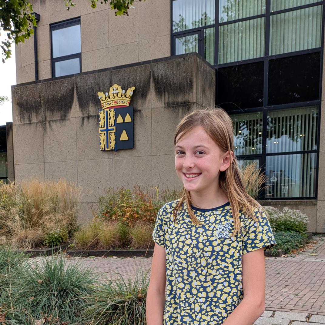 Kinderraadslid Orla Bijleveld