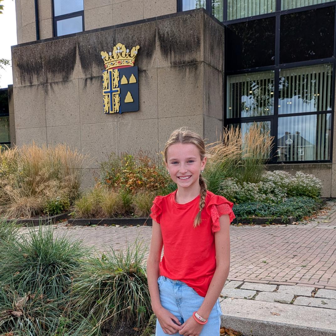 Kinderraadslid Puck Veenhuis